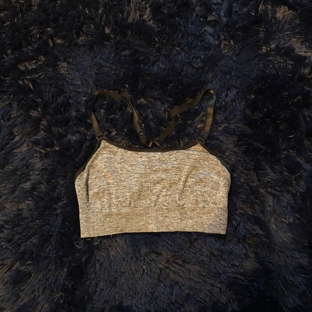 Thin strap sports bra